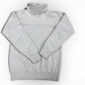 TSE 100% Cashmere Turtleneck Sweater Oatmeal Size XS